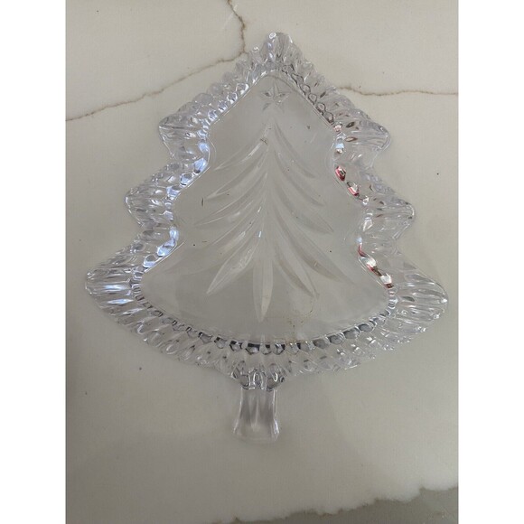 Vintage Mikasa Glass Christmas Bowls.  2 Holiday Vintage Glass Bowls. - Picture 5 of 5